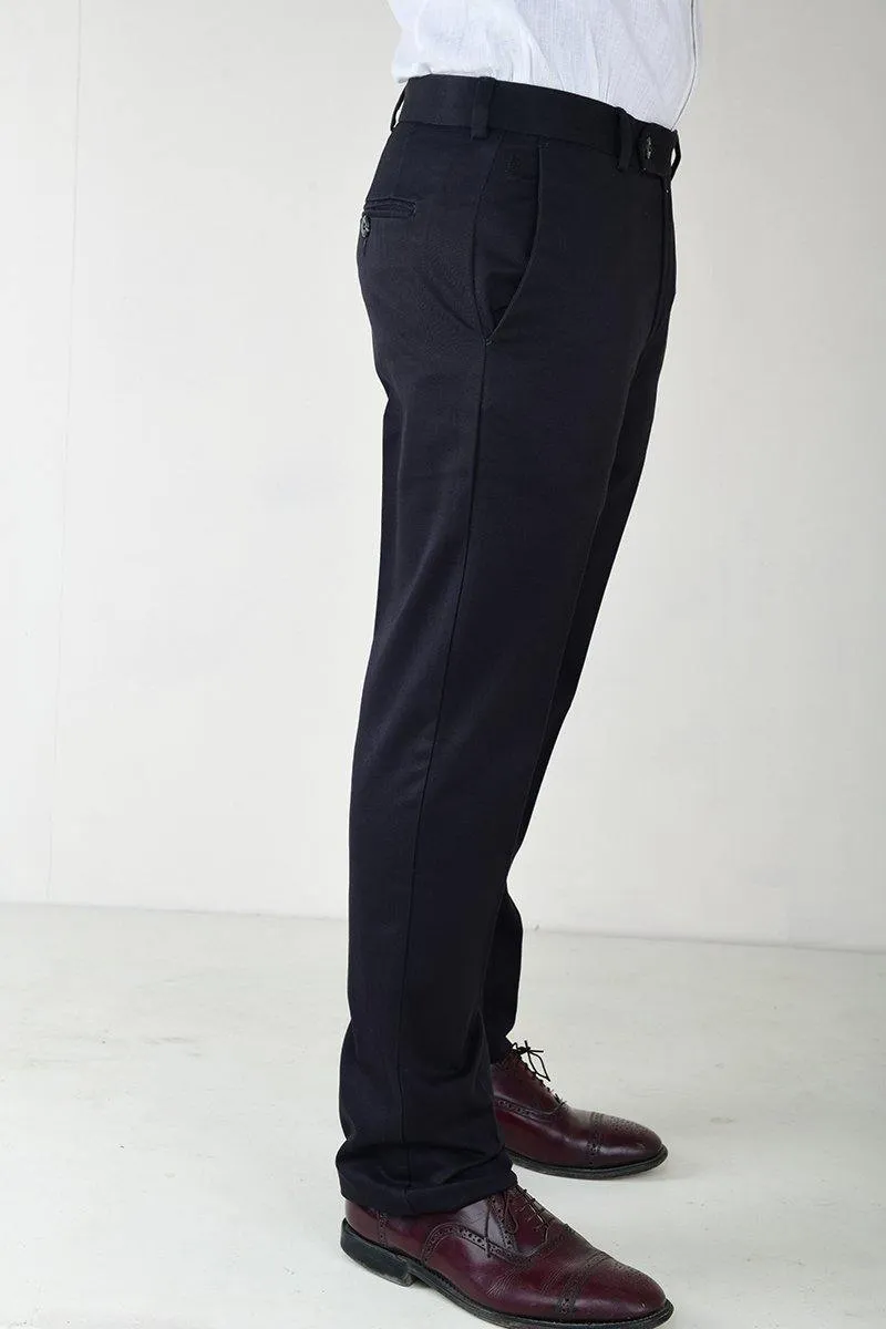 Men's Semi Formal Smart Fit No Iron Cotton Trousers