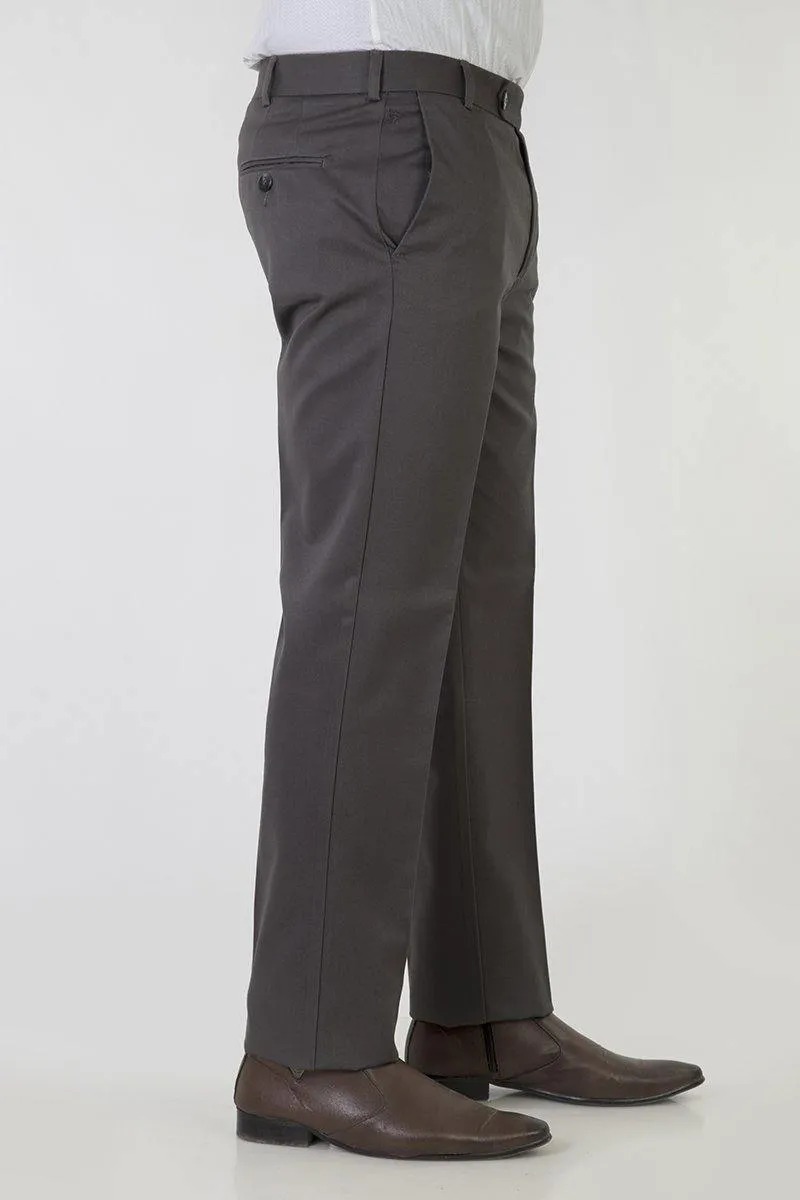 Men's Semi Formal Smart Fit No Iron Cotton Trousers