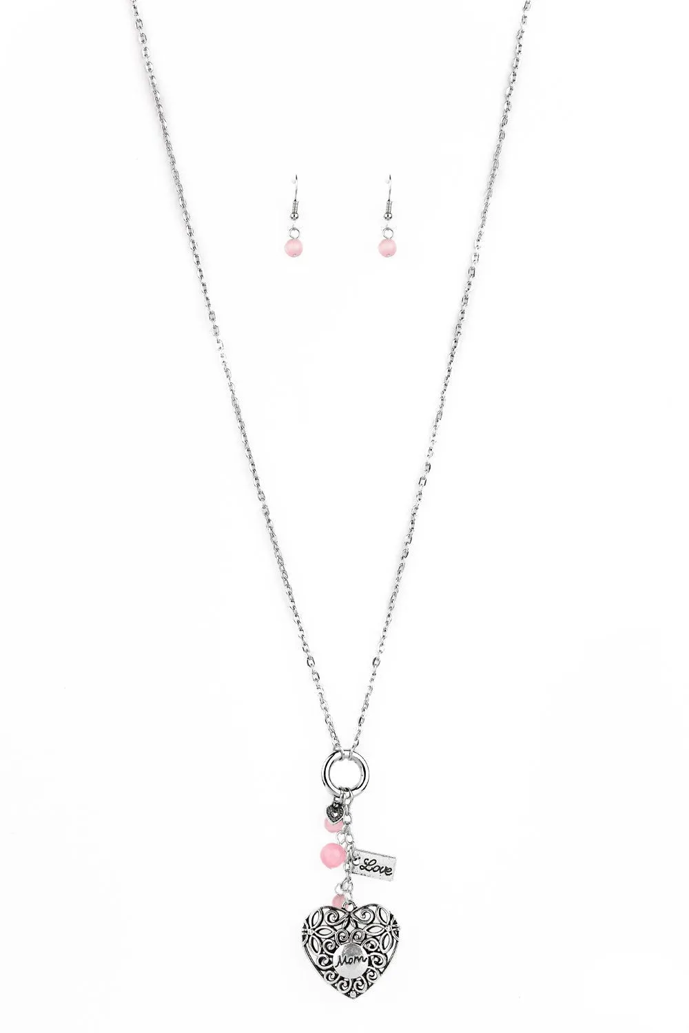  Mom Hustle Pink Necklace Set