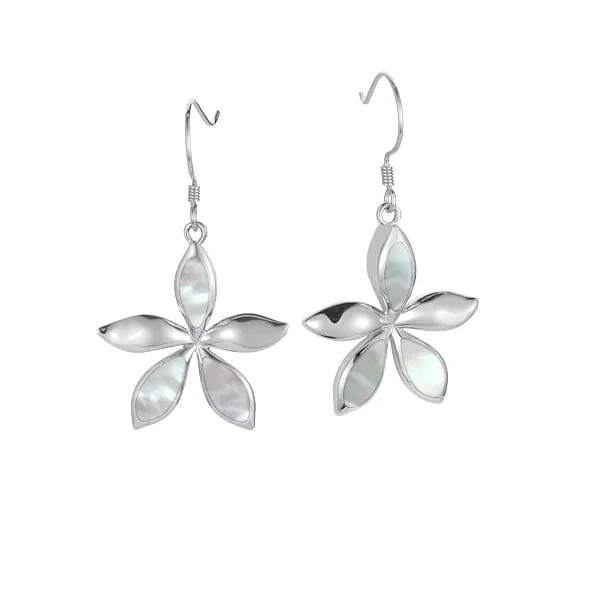 Mother of Pearl Jasmine Earrings