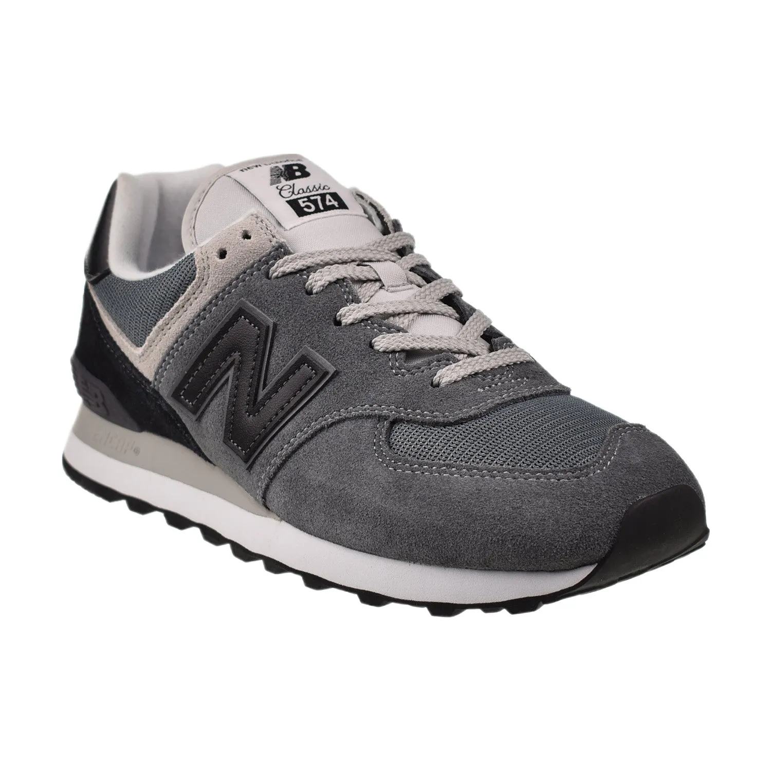 New Balance 574 Men's Shoes Dark Grey-Black