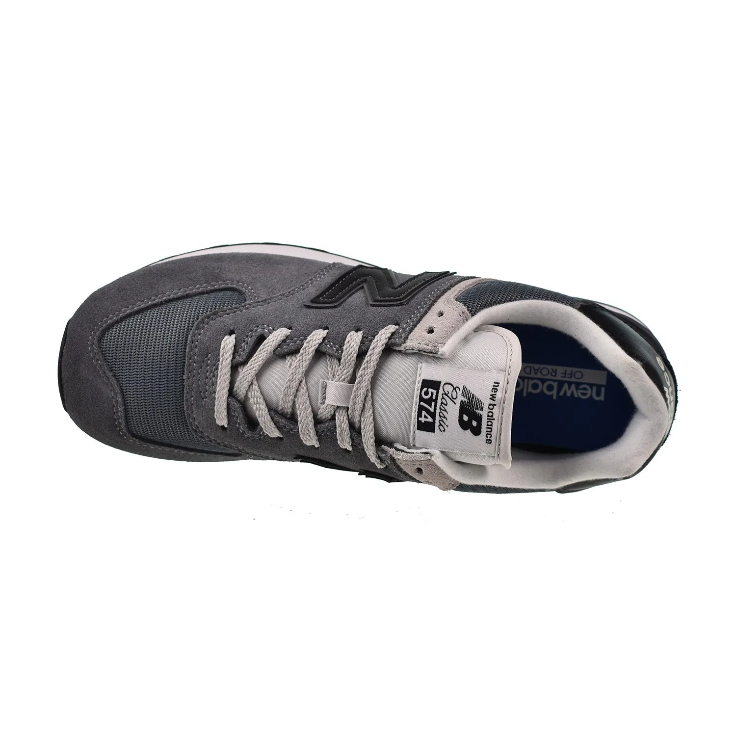 New Balance 574 Men's Shoes Dark Grey-Black