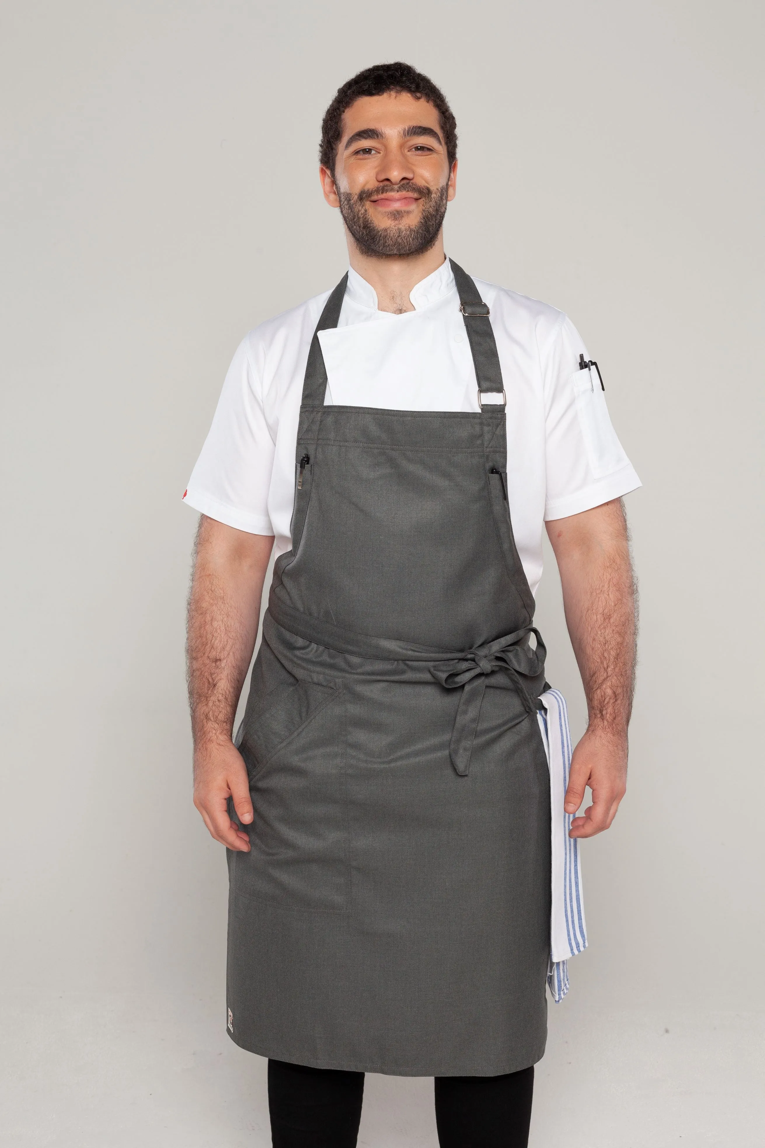 Niche Worstead Grey chef apron one size