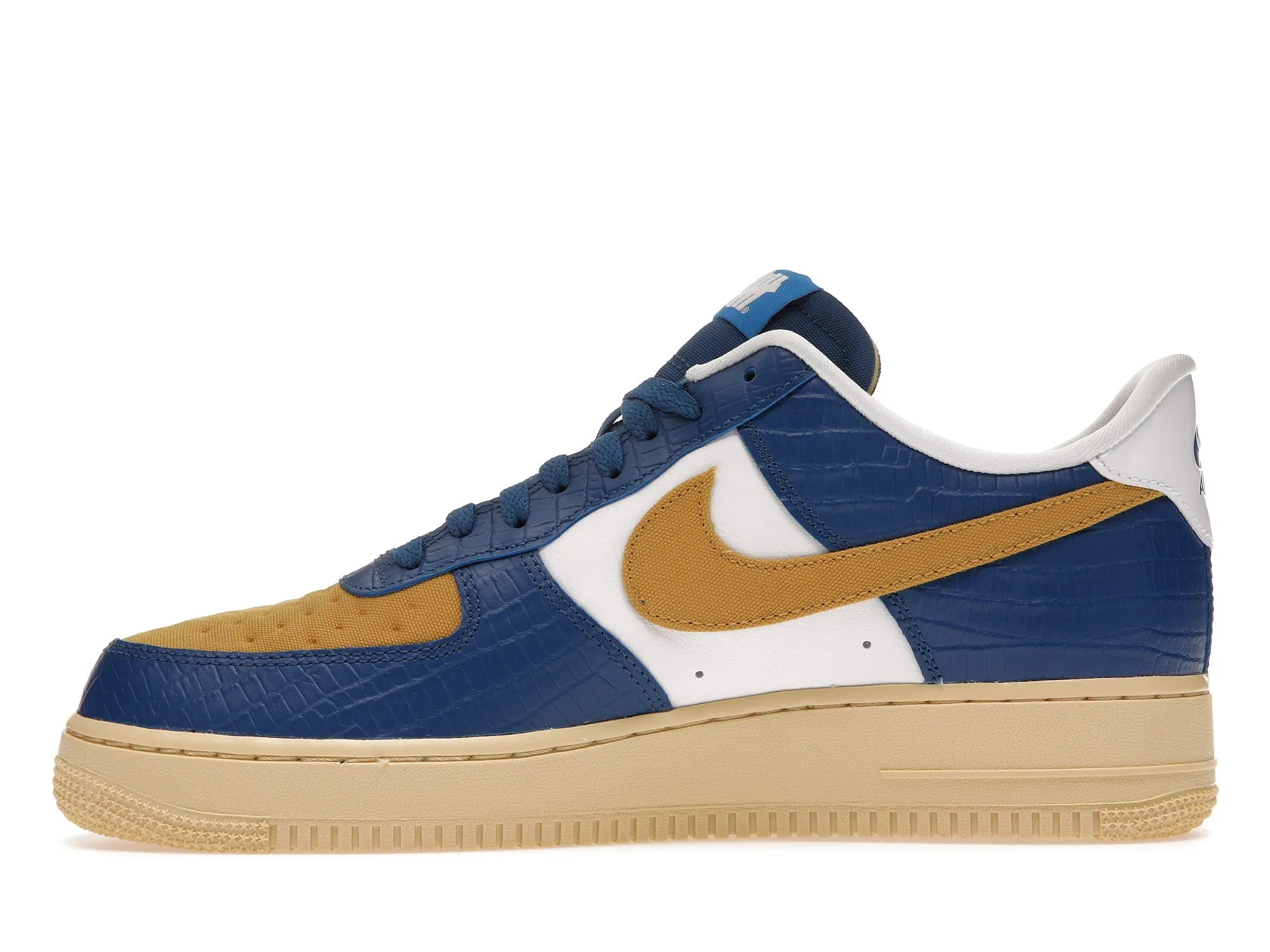 Nike Air Force 1 Low SP Undefeated 5 On It Blue Yellow Croc