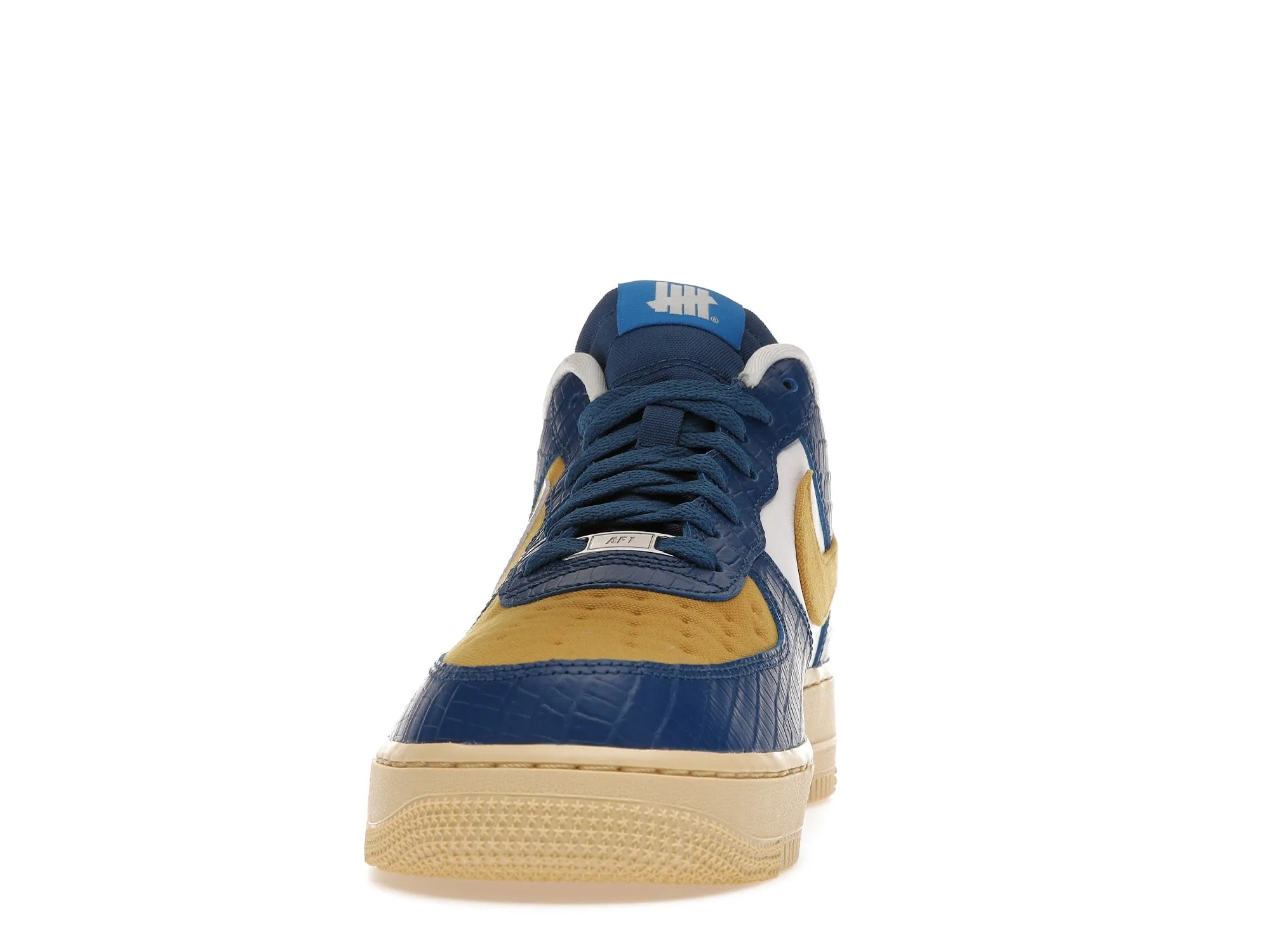 Nike Air Force 1 Low SP Undefeated 5 On It Blue Yellow Croc