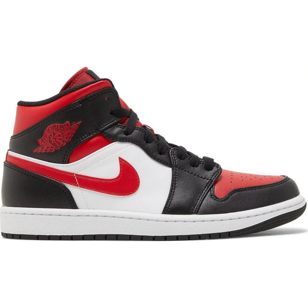 Nike Air Jordan 1 Mid 'Bred Toe' M