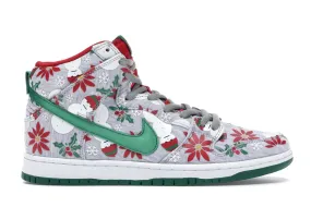 Nike Dunk SB High Concepts Ugly Christmas Sweater Grey