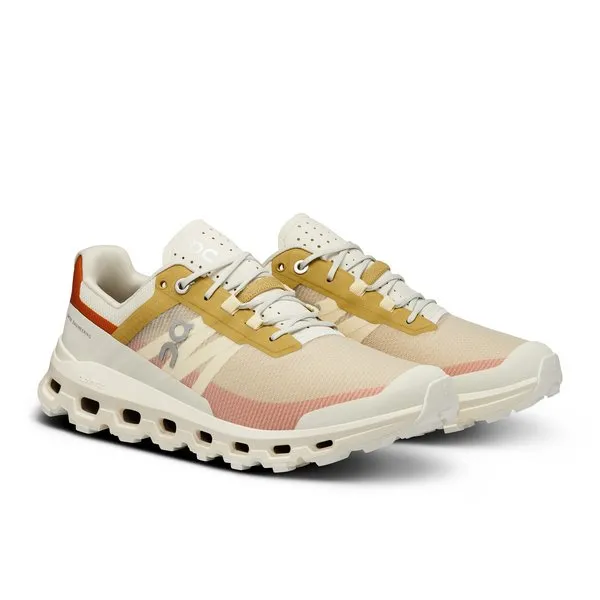 On Women's Cloudvista Trail Running Shoes - Ivory/Bronze