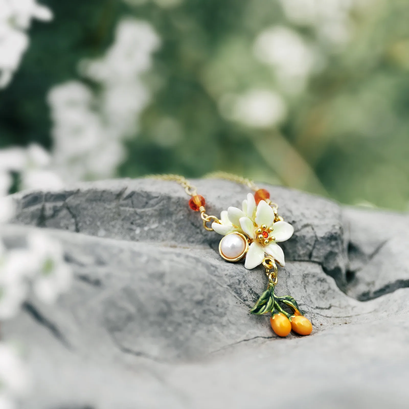 Orange Blossom Necklace