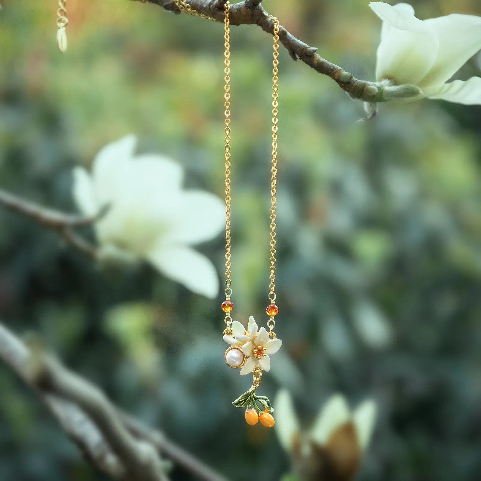 Orange Blossom Necklace