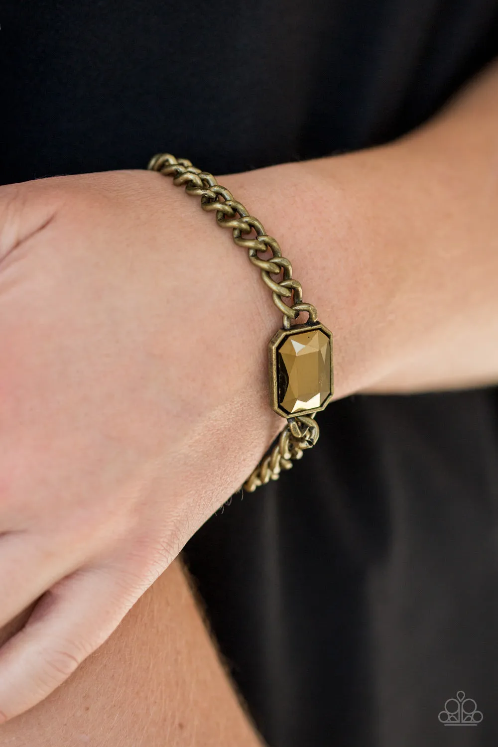 Paparazzi Command and CONQUEROR Brass Bracelet