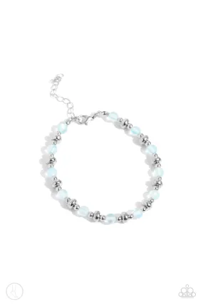 Paparazzi DEW or Die Blue Anklet Bracelet