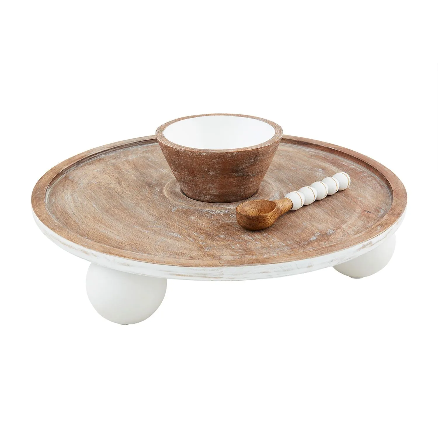 Pedestal Chip and Dip Platter