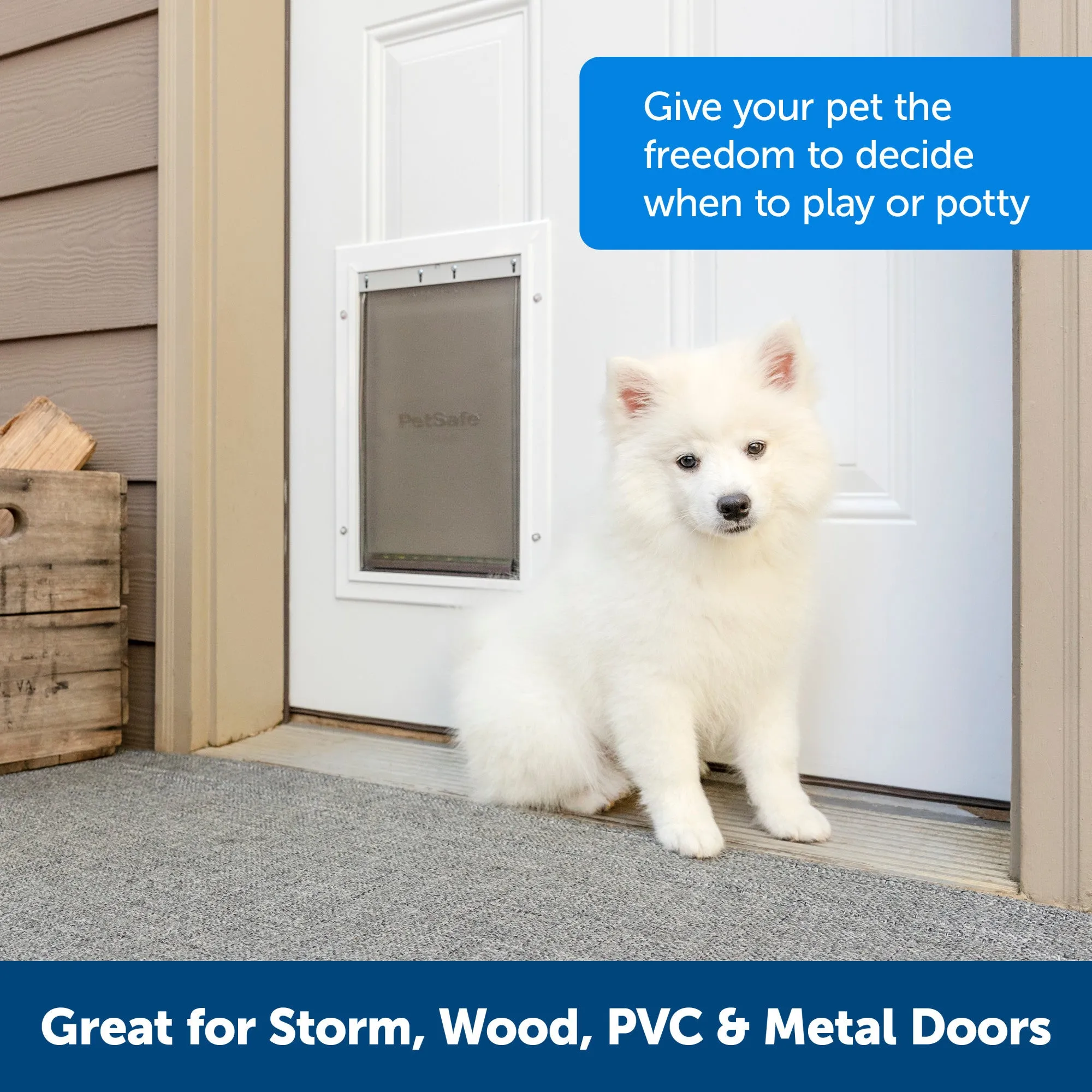 PetSafe Extreme Weather Aluminum Pet Door, X-Large