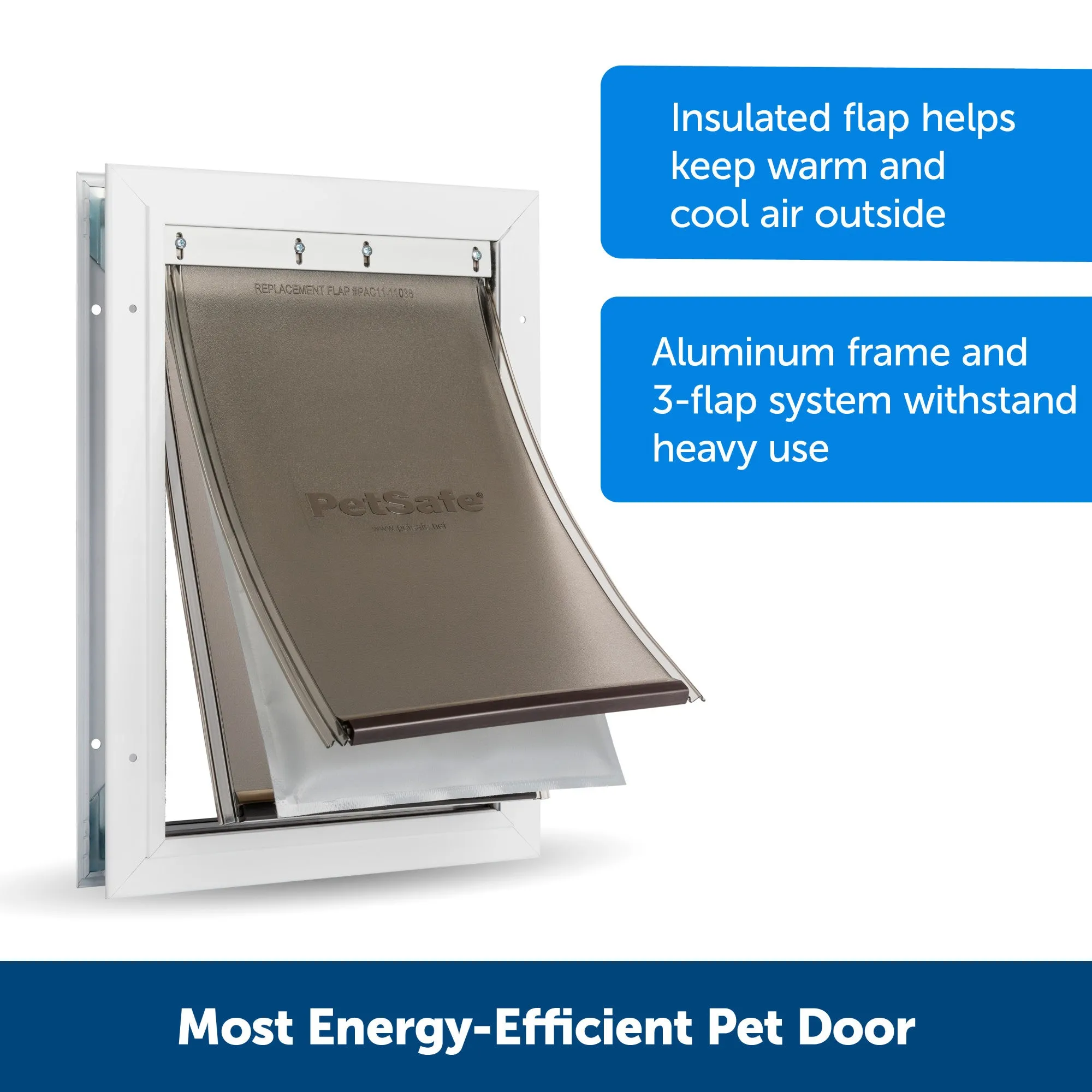 PetSafe Extreme Weather Aluminum Pet Door, X-Large