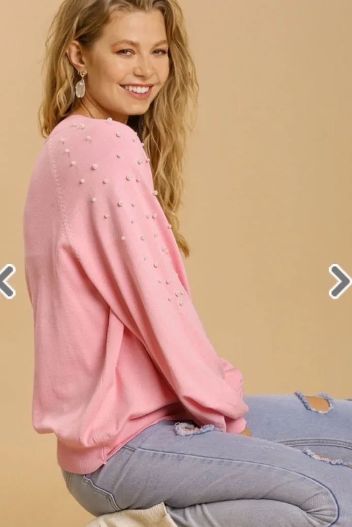 Pink Pearl Sweater