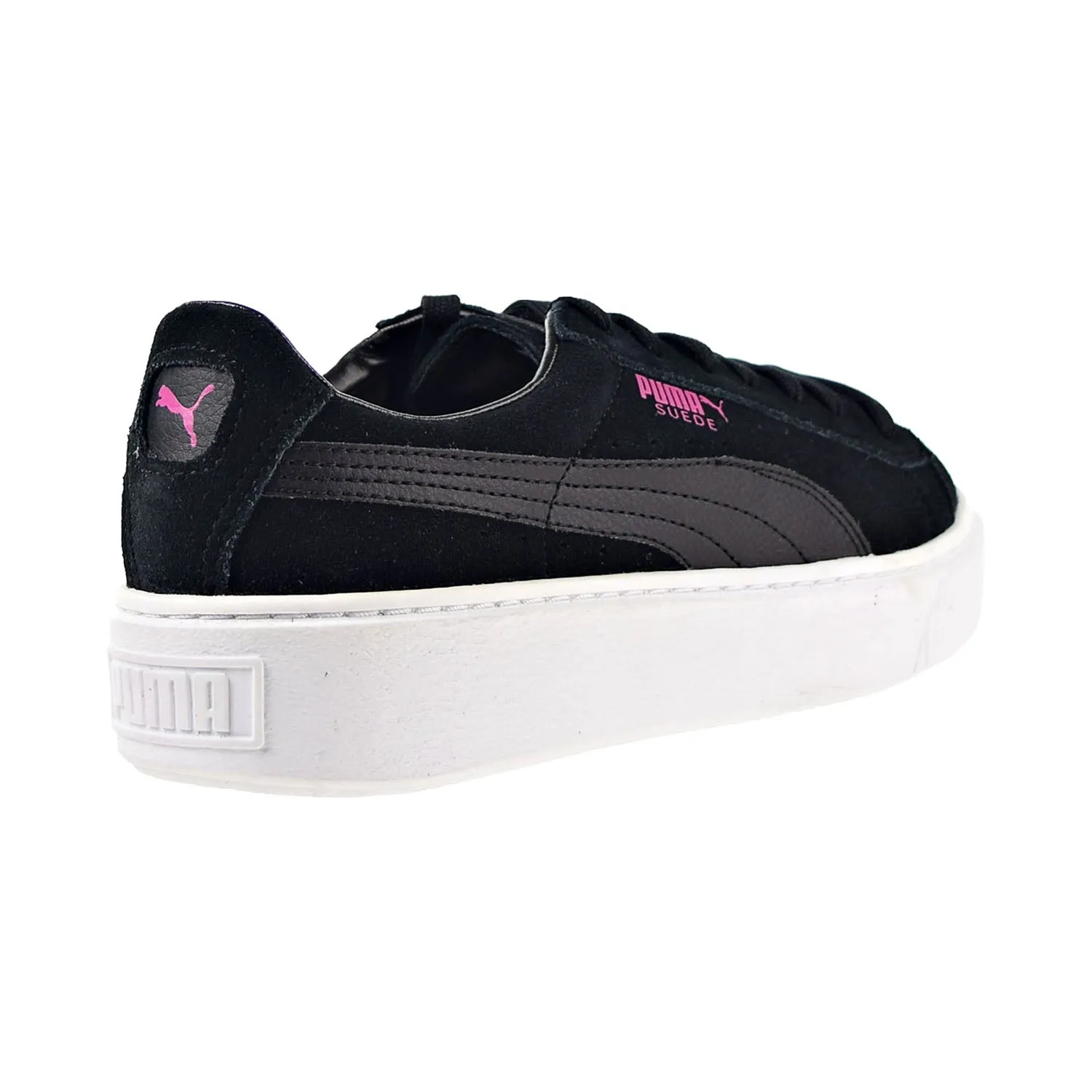 Puma Suede Platform Big Kids' Shoes Puma Black-White