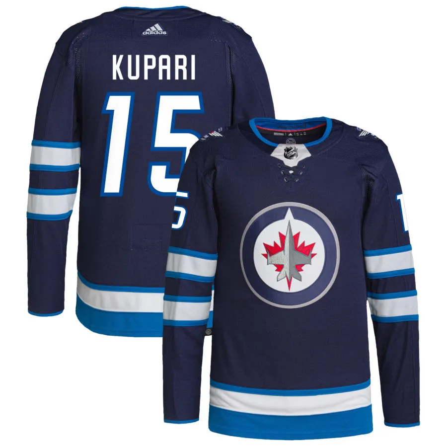 Rasmus Kupari Winnipeg Jets adidas Home Authentic Pro Jersey - Navy