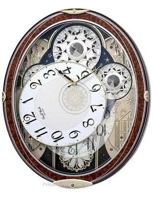 Rhythm Gala Magic Motion Musical Wall Clock - 30 Songs