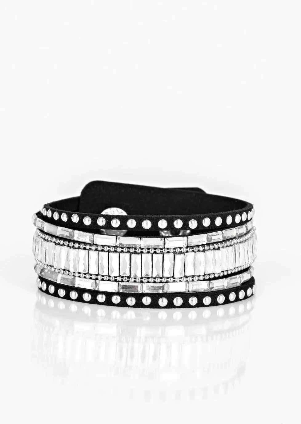 Rock Star Rocker Black Bracelet