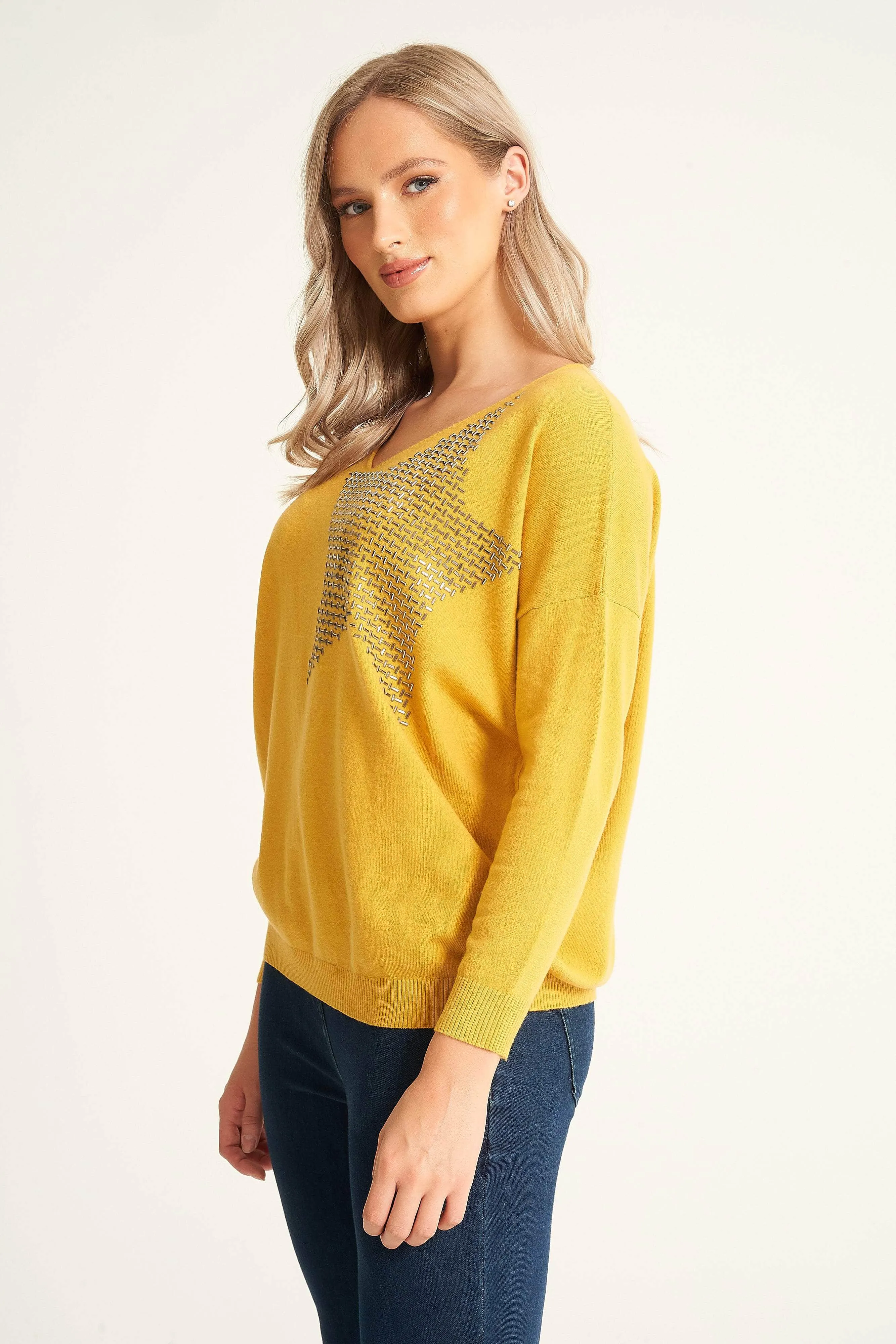 Saloos Batwing Star Jumper