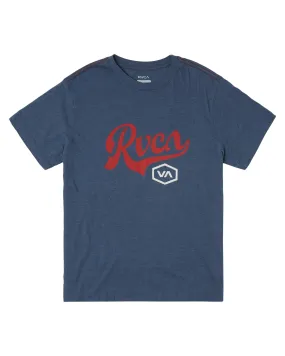 Script Hex Tee - Navy