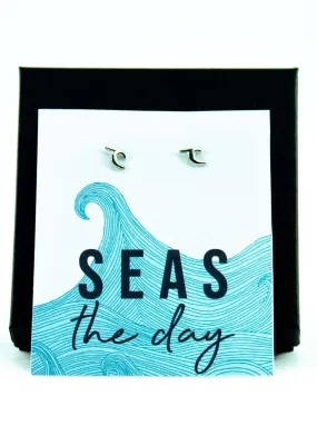 Seas The Day Wave Earrings