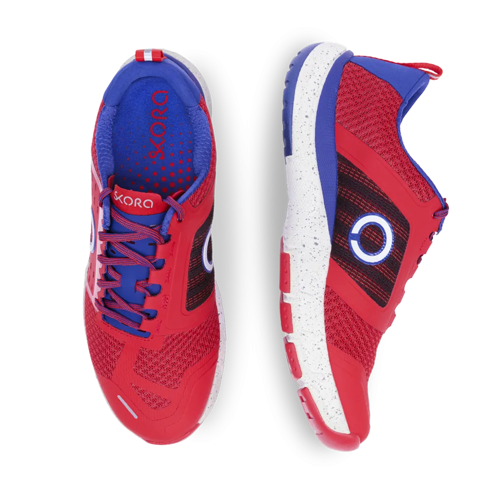 Skora Kyori Mens Lava Red / Blue