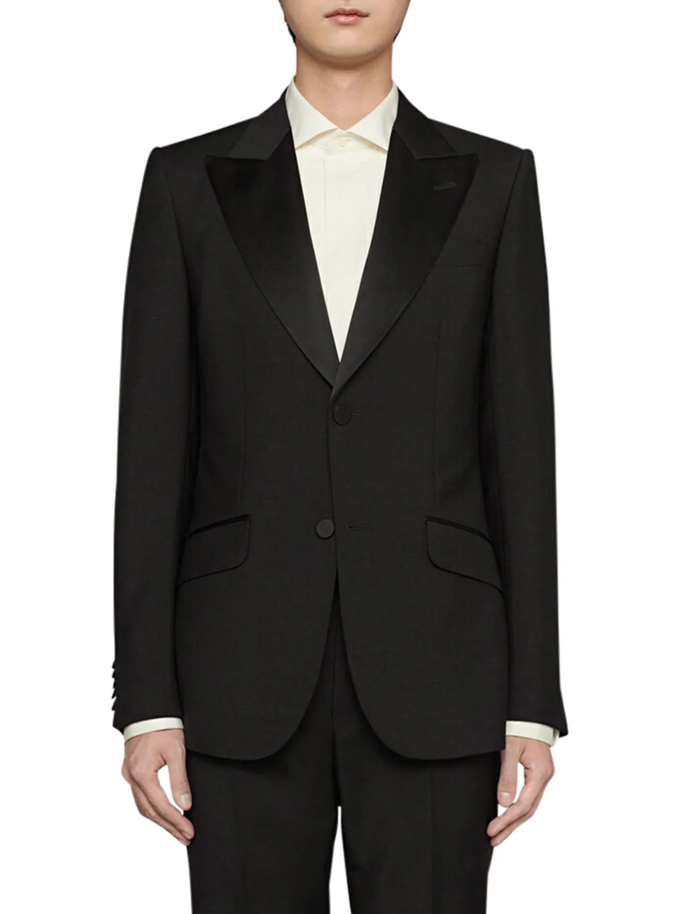 Slim fit mohair tuxedo