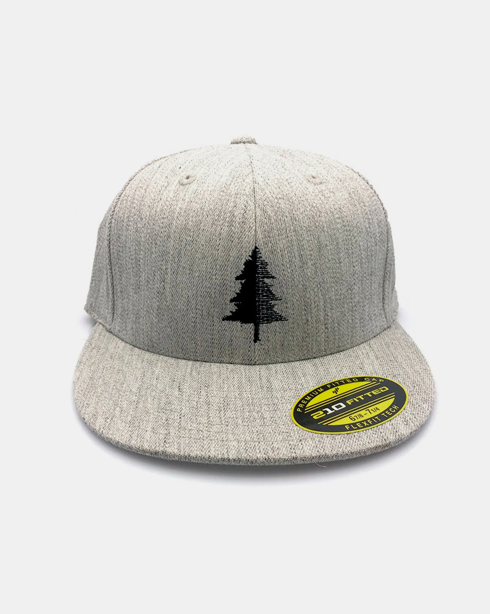 Split Tree Heather Grey Hat