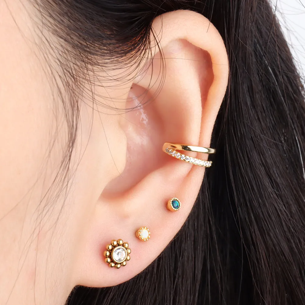 Sun Flower Stud