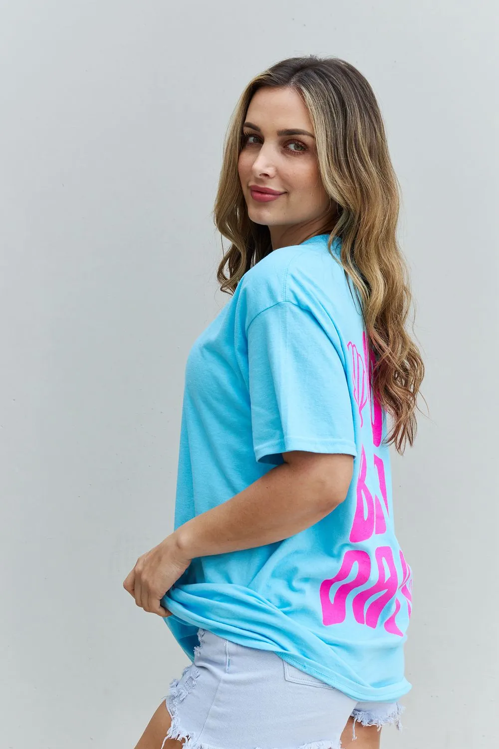 Sweet Claire More Beach Days Oversized Graphic T-Shirt