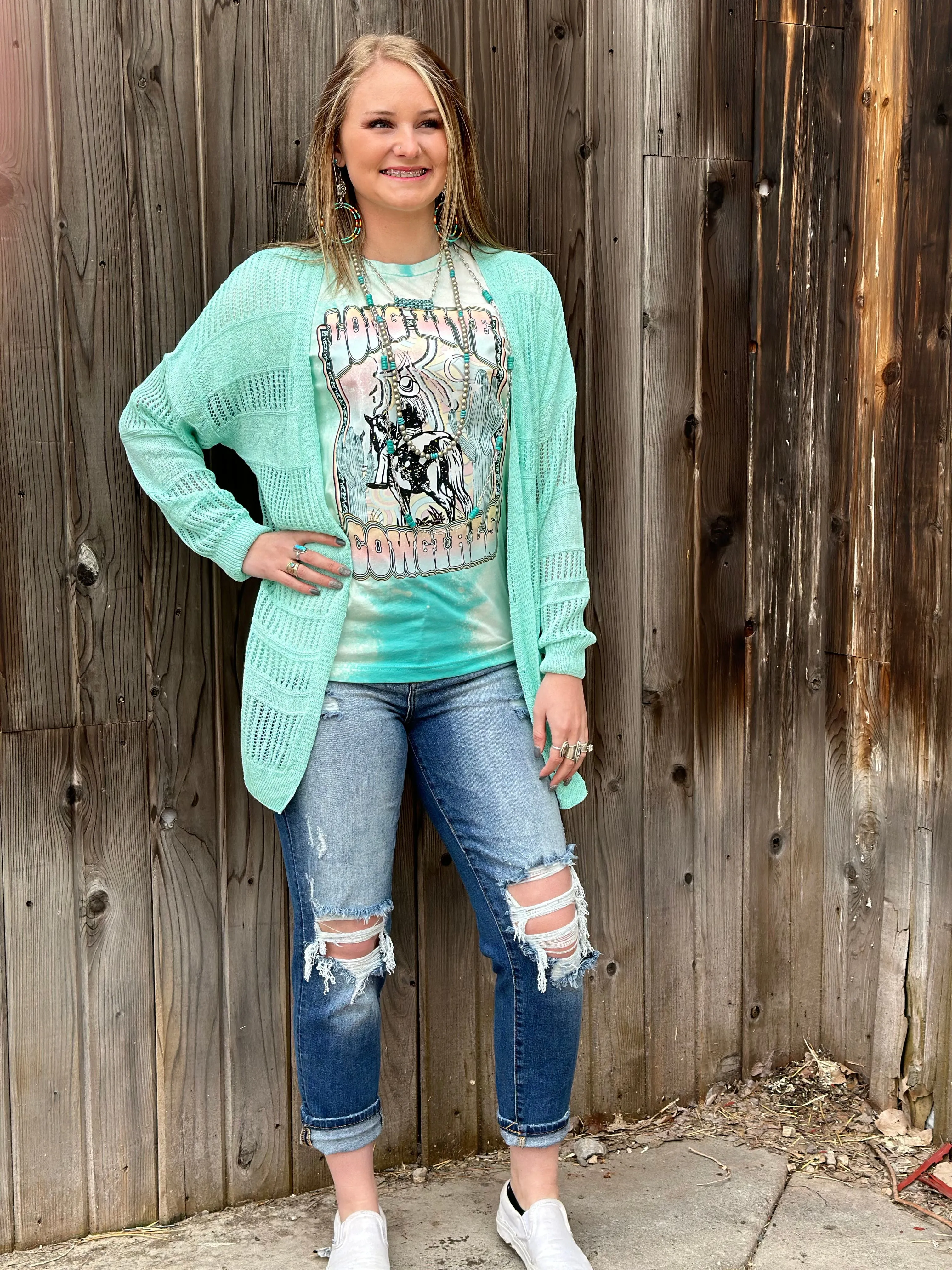 The Durango Turquoise Fall Cardigan