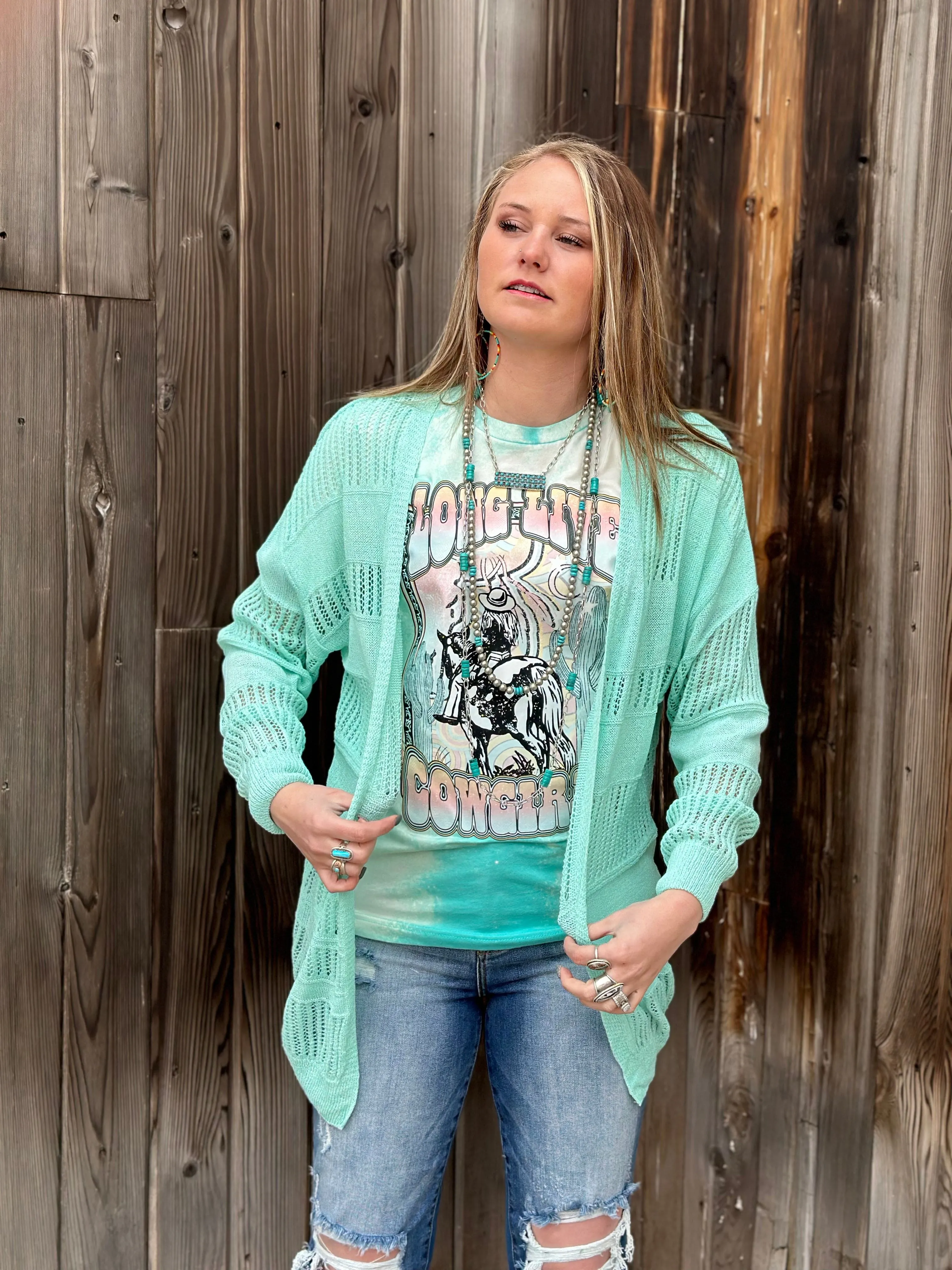 The Durango Turquoise Fall Cardigan