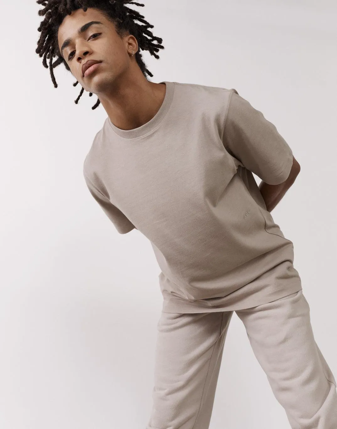 The Oversized Tee in Ashwood