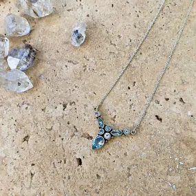 Topaz Necklace with Teardrop Design - Belize