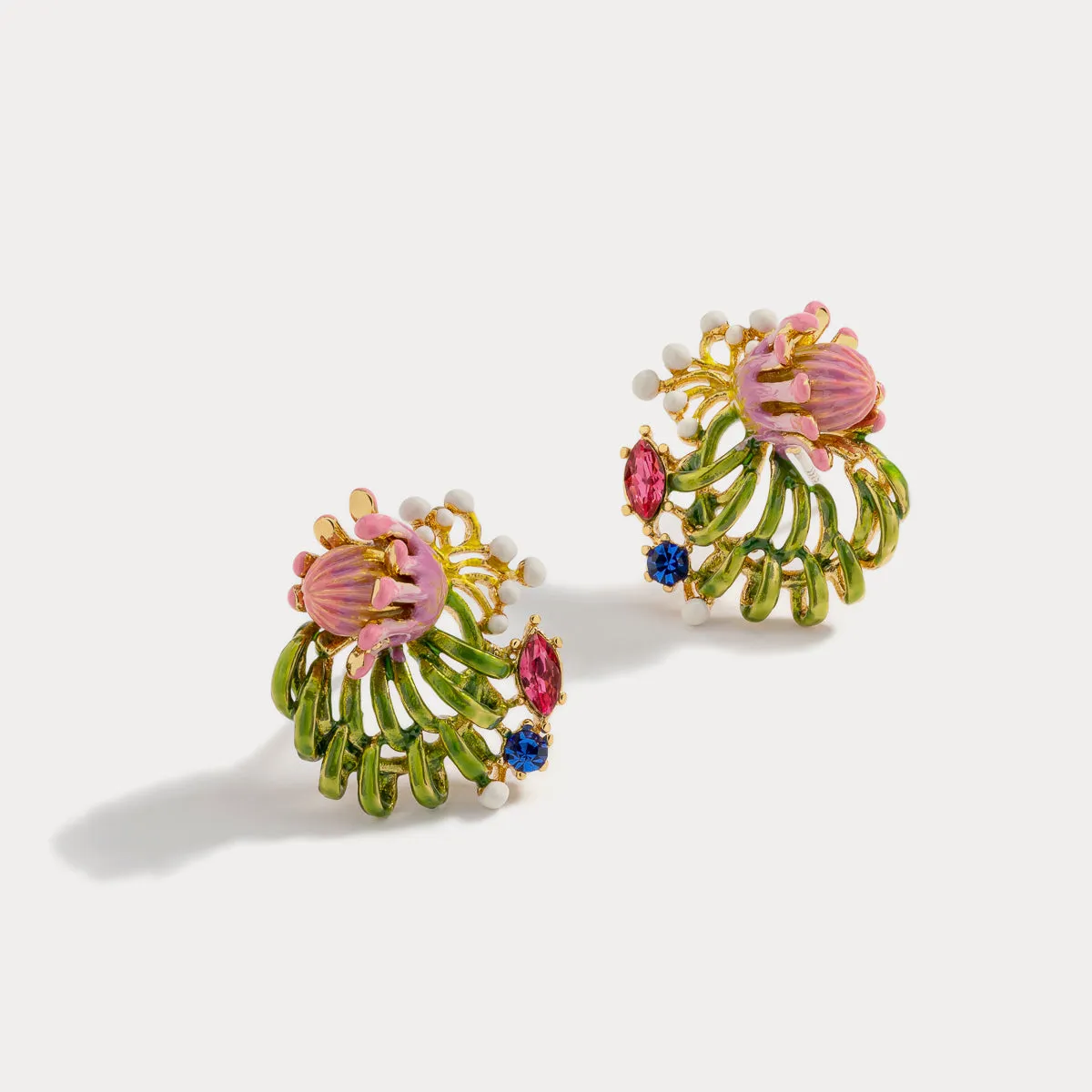 Tropical Flower Earrings