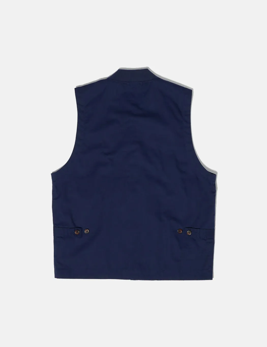 Universal Works Watchman Waistcoat - Navy Blue