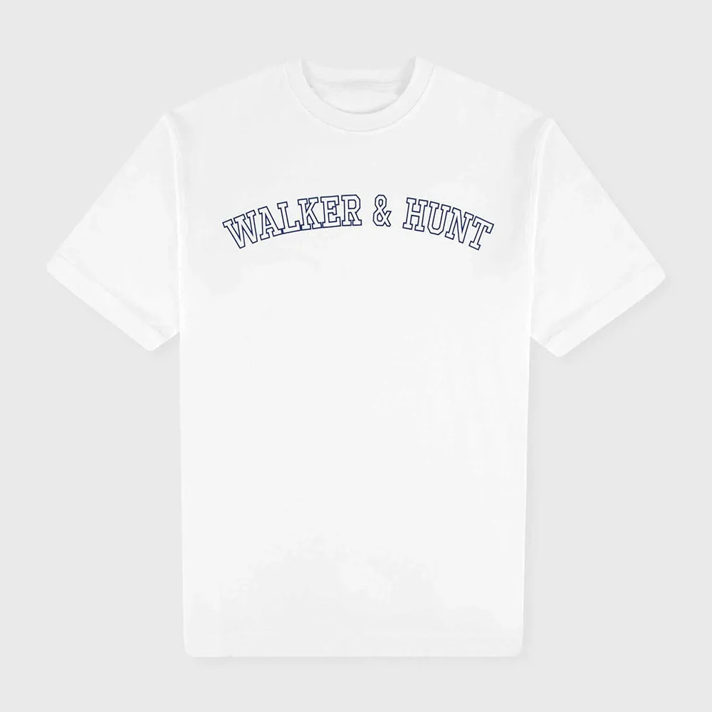 Walker & Hunt - Refined Emblem Tee White