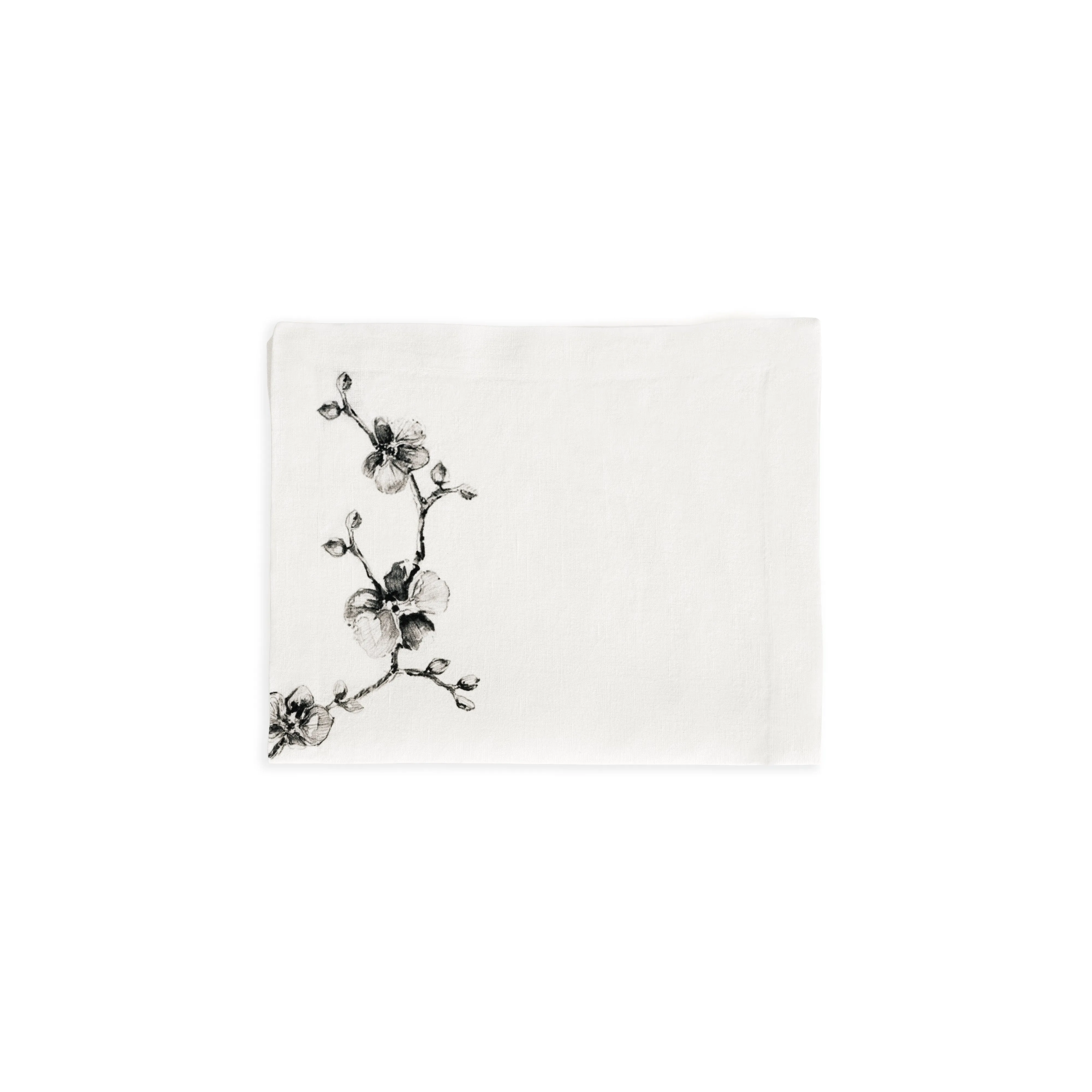 White Orchid Fingertip Towel Stand