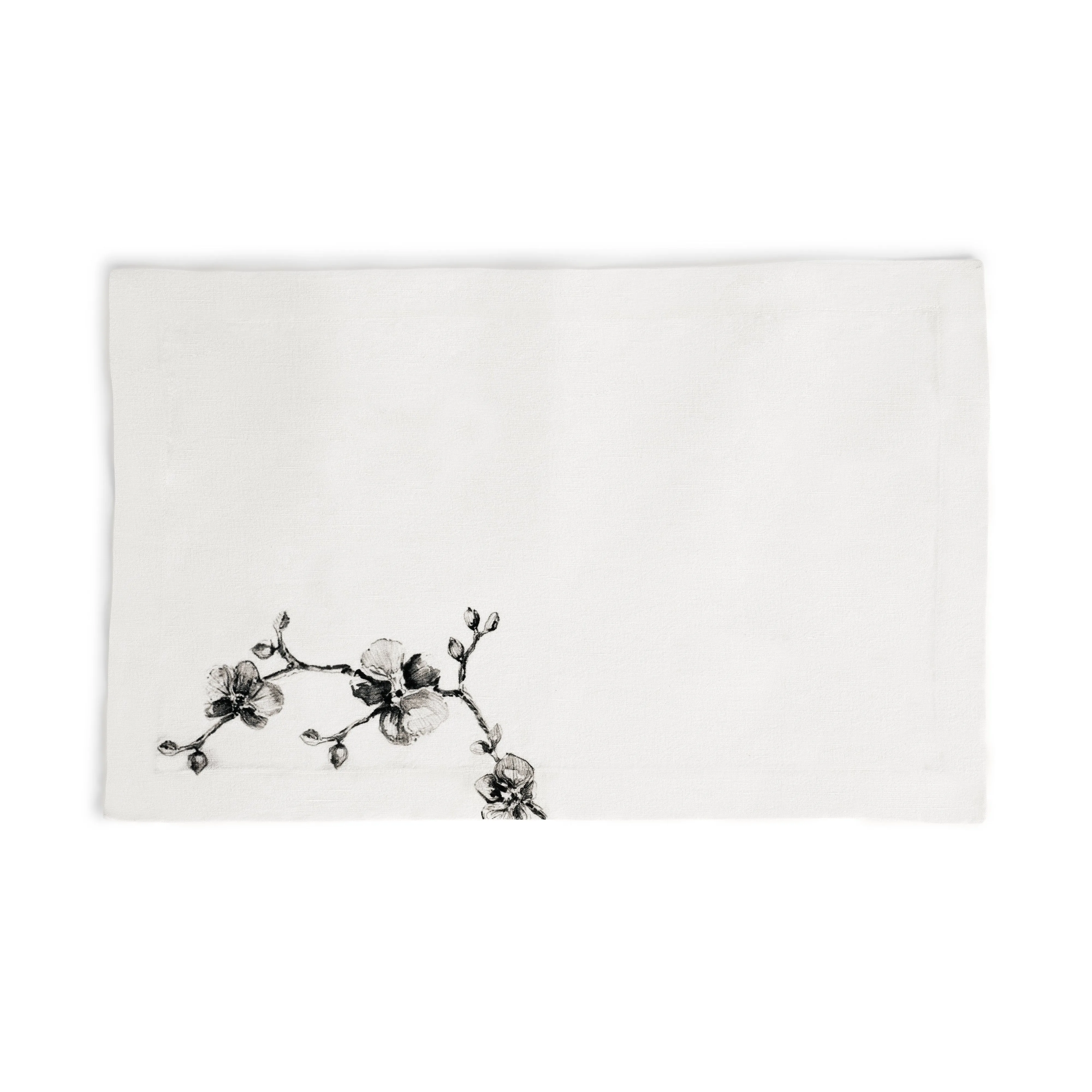 White Orchid Fingertip Towel Stand