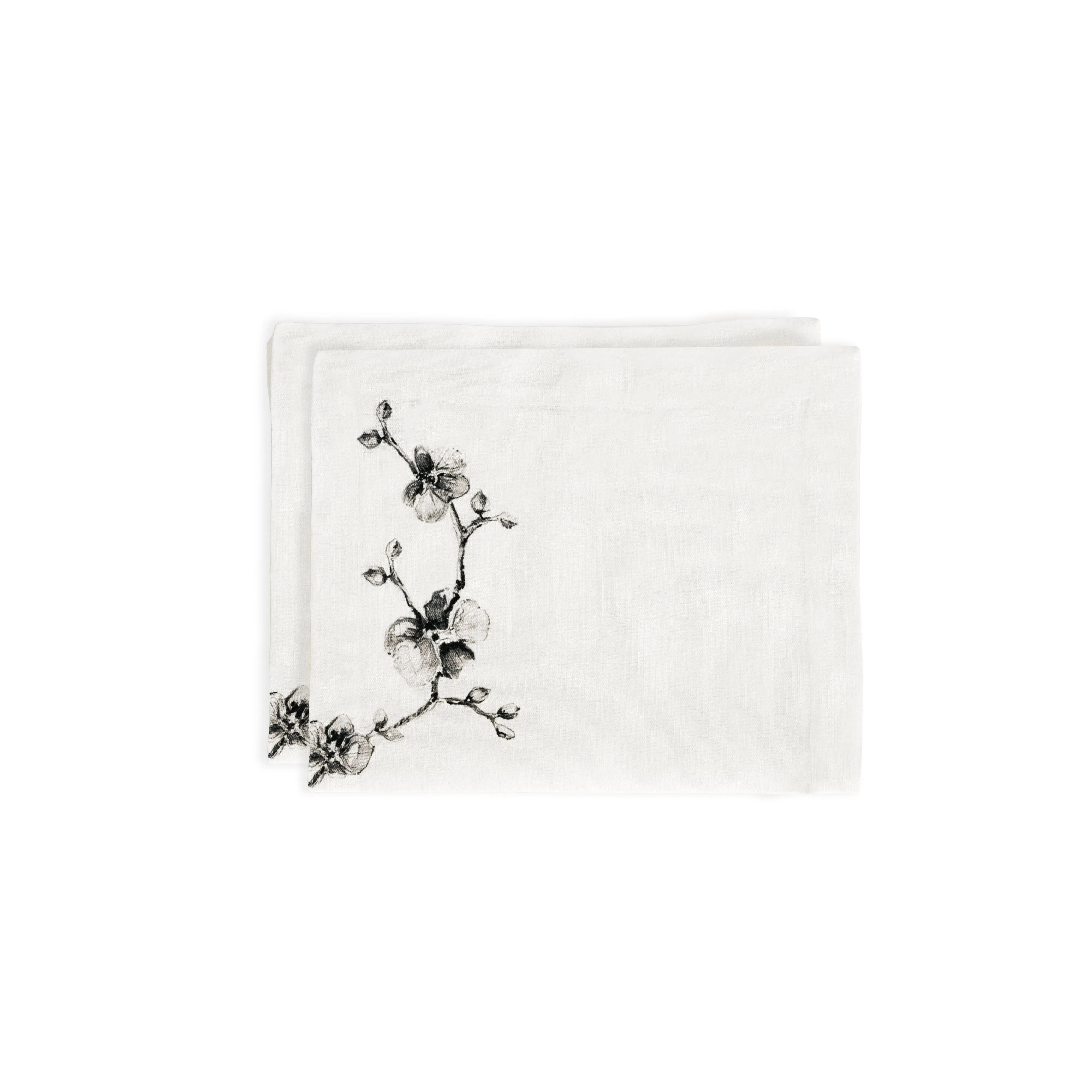 White Orchid Fingertip Towel Stand