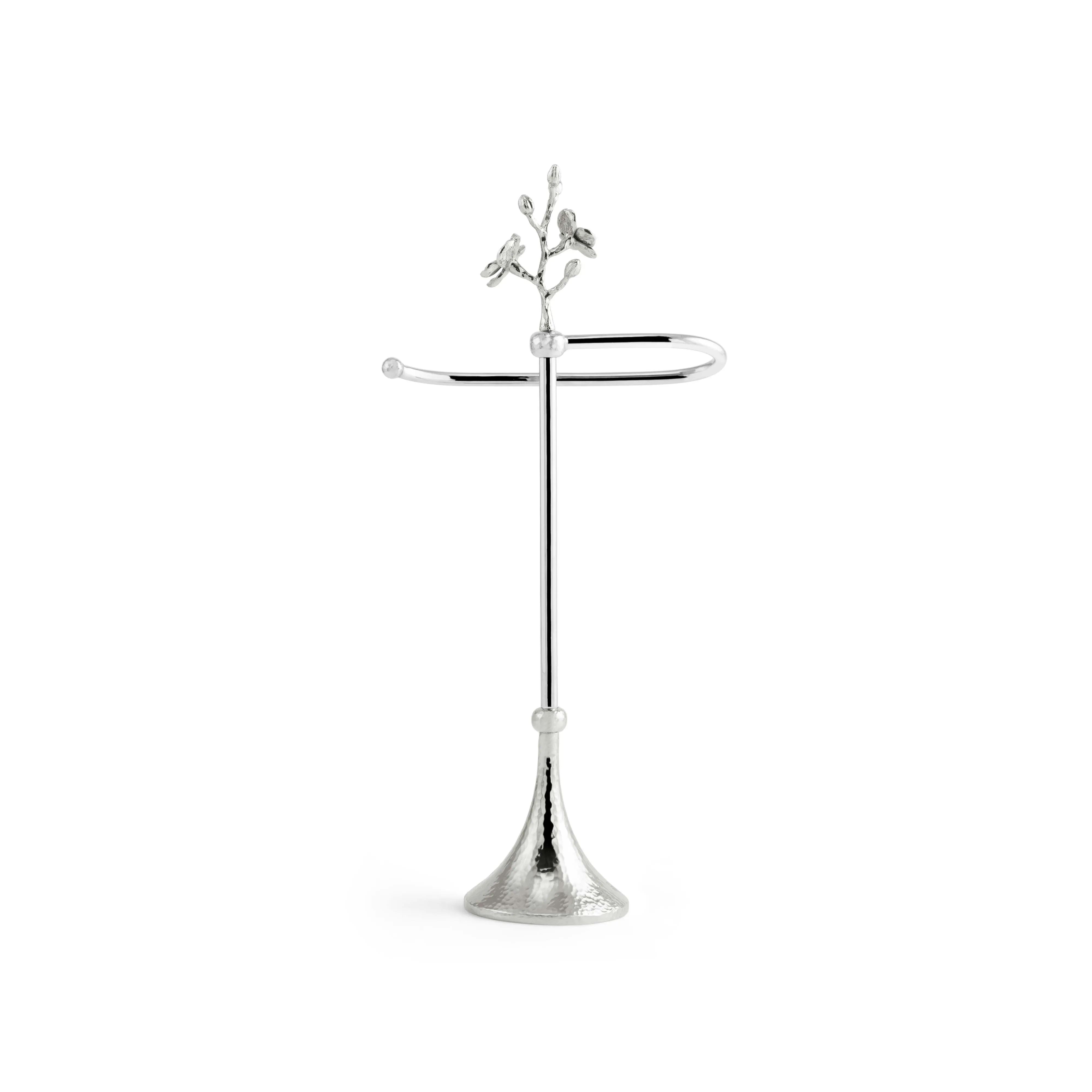 White Orchid Fingertip Towel Stand