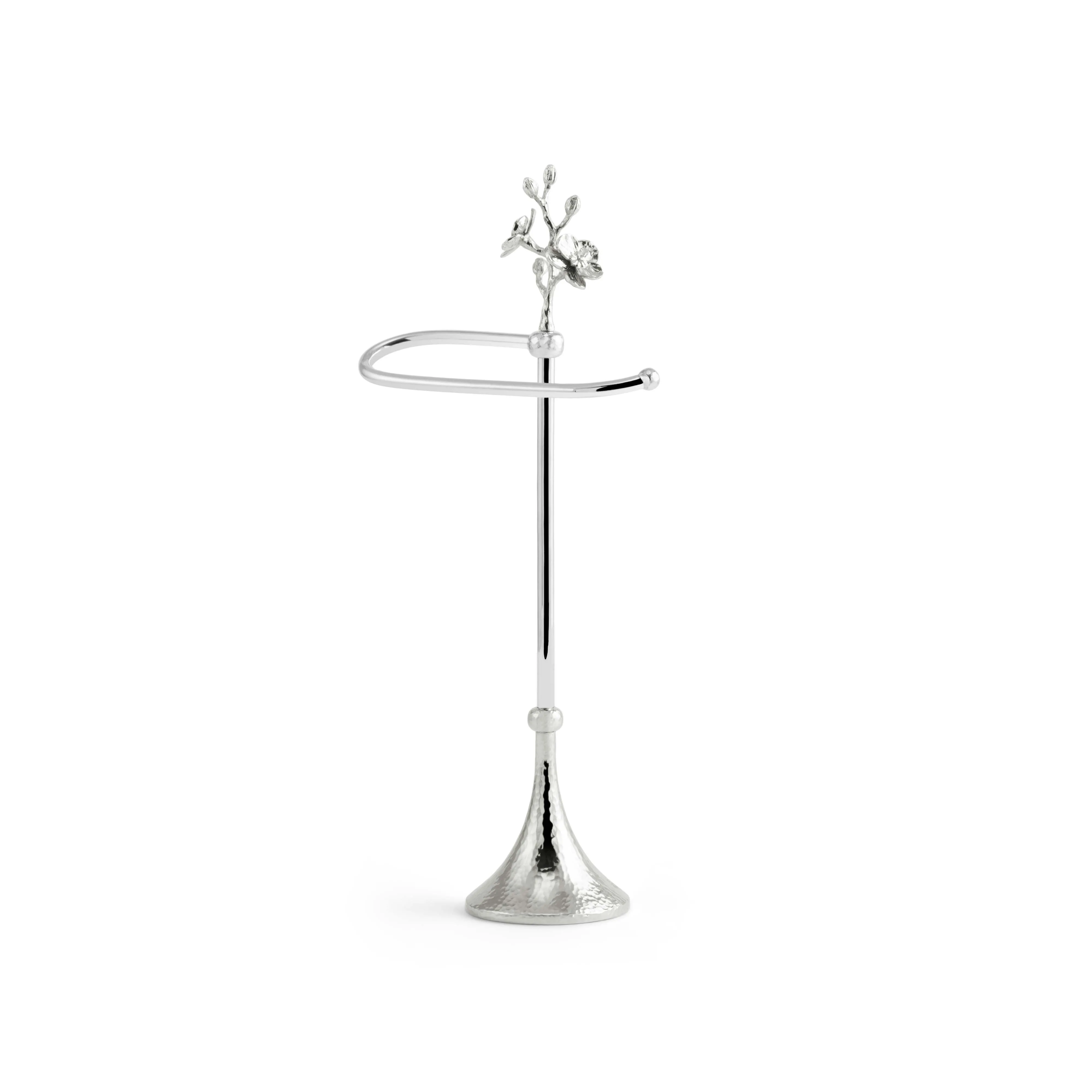 White Orchid Fingertip Towel Stand