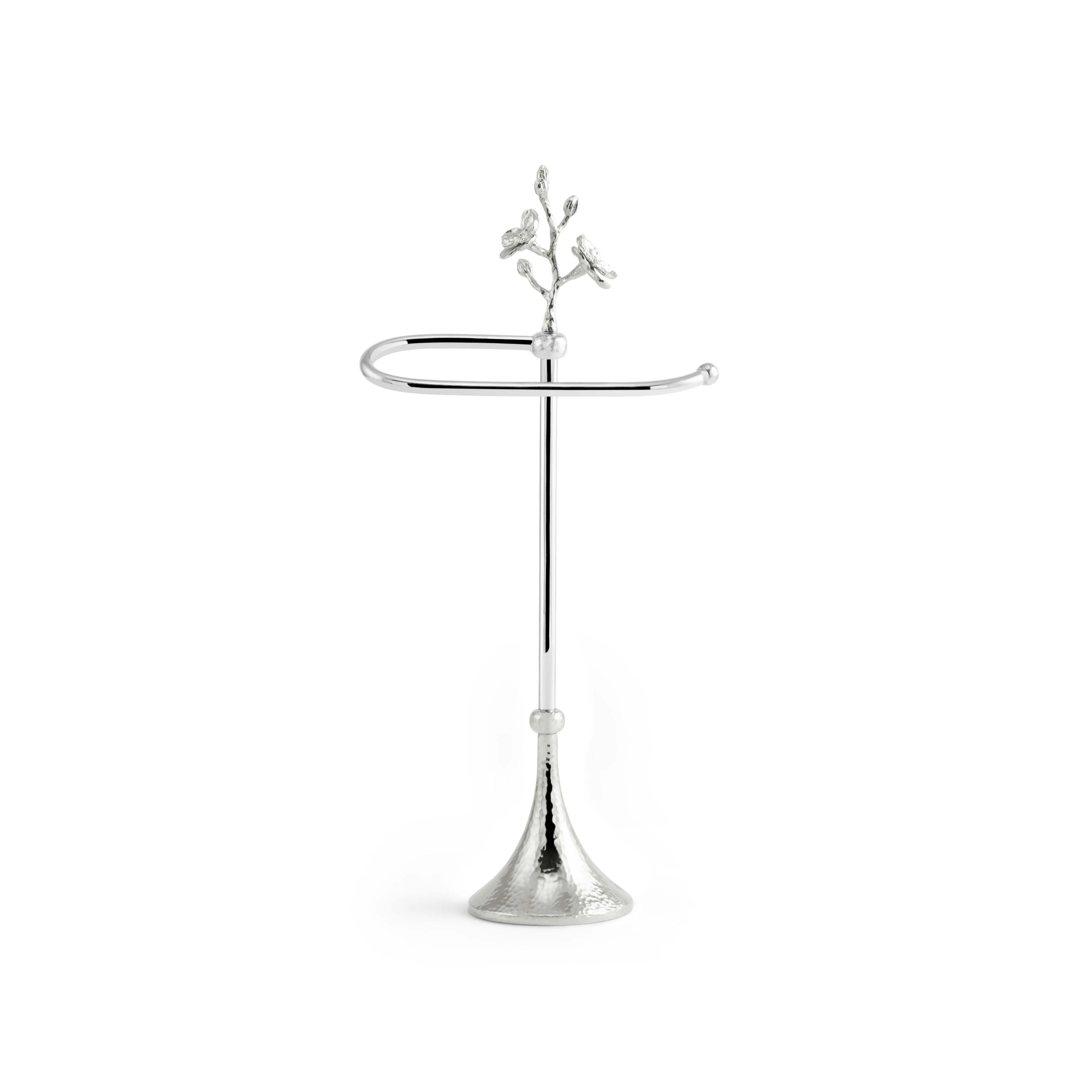 White Orchid Fingertip Towel Stand