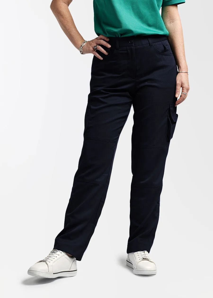 Womens flex waist cargo pants