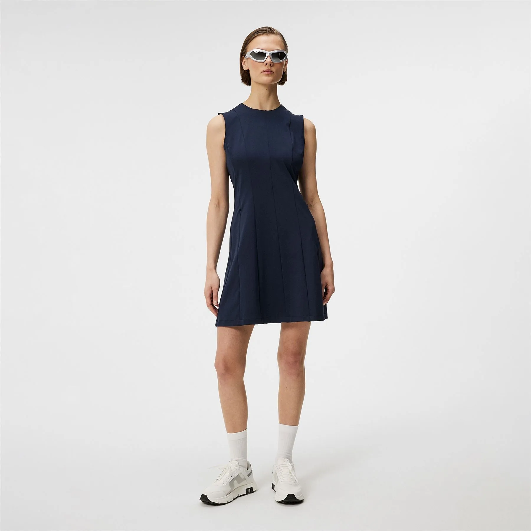 Womens Jasmin Lux Sculpt Dress JL Navy - SS24