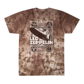 ZEPPELIN POSTER TIE-DYE TEE